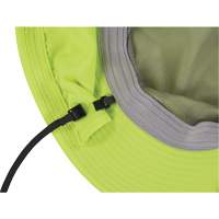 Chill-Its 8934 Ranger Hat with Neck Shade, Small/Medium, Hi-Vis Lime OCP Construction Supplies
