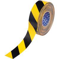 ToughStripe&reg; Max Floor Marking Tape, 2" x 100', Polyester, Black and Yellow OCP Construction Supplies
