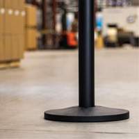 Industrial Stanchion Kit with Plastic Chain, 37" High, Red OCP Construction Supplies