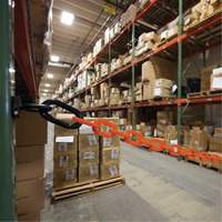 Magnetic Chain Barrier Warehouse Kit, Orange, 2" Link, 15' Length OCP Construction Supplies