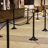 Plastic Barrier Chain, Green, 2" Link, 100' Length OCP Construction Supplies