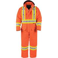High-Visibility Lined Canvas Overalls, Small, High Visibility Orange OCP Construction Supplies