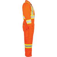 High-Visibility Lined Canvas Overalls, Small, High Visibility Orange OCP Construction Supplies