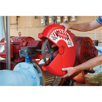 Collapsible Gate Valve Lockout Device, Wheel Type OCP Construction Supplies
