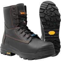 Metpro Flex Work Boots with Metguard, Leather, Size 4, Impermeable OCP Construction Supplies