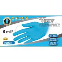 34600 Disposable Gloves, Large, Nitrile, 5-mil, Powder-Free, Blue OCP Construction Supplies