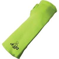 Manchette r&eacute;sistante &agrave; la coupe avec ouverture pour le pouce Cut-X, Fibre de verre/Poly&eacute;thyl&egrave;ne, 10", ASTM ANSI niveau A4, Lime haute visibilit&eacute; OCP Construction Supplies