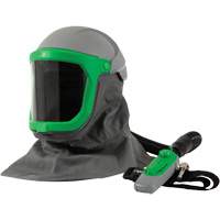 Z-Link Respirator with Safety Lens, FR Shoulder Cape, Breathing Tube & C40, Facepiece Respirator/Welding Helmet OCP Construction Supplies