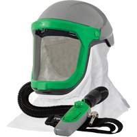 Z-Link Respirator with Tychem 4000 Shoulder Cape & C40, Facepiece Respirator/Welding Helmet OCP Construction Supplies