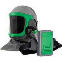 Z-Link Powered Air Respirator with Zytec FR Shoulder Cape, Facepiece Respirator/Welding Helmet OCP Construction Supplies