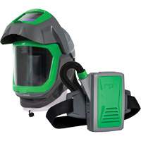Z-Link Respirator Helmet with Face Seal, Visor & Belt Mount, Facepiece Respirator/Welding Helmet, Lithium-Ion Battery OCP Construction Supplies