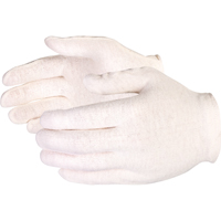 Heavyweight Jersey Inspector Gloves, Poly/Cotton, Hemmed Cuff, Men's OCP Construction Supplies