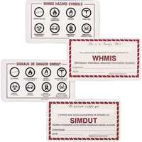 Cartes de portefeuille SIMDUT OCP Construction Supplies