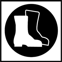 &eacute;tiquettes avec pictogramme Right to Know - Bottes, Vinyle, Feuille, 5/8" lo x 3/4" la OCP Construction Supplies