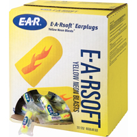 E-A-Rsoft Yellow Neon Blasts Earplugs, Bulk - Polybag OCP Construction Supplies