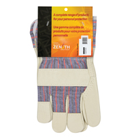 Gant pour ajusteur confortable r&eacute;sistant &agrave; l'abrasion, Grand, Paume en Cuir fleur de porc, Doublure en Coton OCP Construction Supplies
