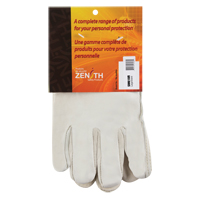 Winter-Lined Driver's Gloves, Small, Grain Cowhide Palm, Fleece Inner Lining OCP Construction Supplies