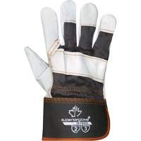 Endura&reg; Sweat-Absorbing Gloves, X-Large, Grain Cowhide Palm, Cotton Inner Lining OCP Construction Supplies