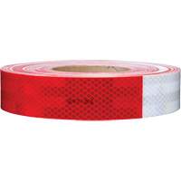 Mat&eacute;riaux de perceptibilit&eacute; 3M Scotchlite Diamond Grade s&eacute;rie 985, 2" la x 12" lo, Rouge & blanc OCP Construction Supplies
