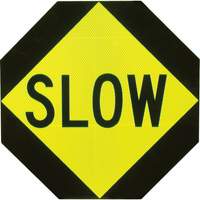 Double-Sided "Stop/Slow" Traffic Control Sign OCP Construction Supplies
