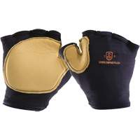 Anti-Impact Tool Grip Fingerless Right-Hand Glove, Size X-Small, Grain Leather Palm OCP Construction Supplies