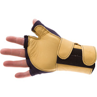 Premium Impact & Repetitive Strain Protective Right-Hand Glove, Size X-Small, Grain Leather Palm OCP Construction Supplies