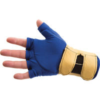 Fingerless Glove Liner with Wrist Restrainer, Size X-Small, Poly-Cotton Palm OCP Construction Supplies
