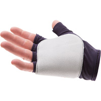 Palm/Side Fingerless Protection Gloves - Right, X-Small, Suede Palm, Slip-On Cuff OCP Construction Supplies