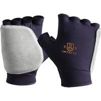 Palm and Side Impact Glove Liner-Right, X-Small, Grain Leather Palm, Slip-On Cuff OCP Construction Supplies