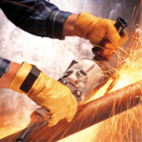 Vibration Protective Air Glove&reg;, Size X-Small, Grain Leather Palm OCP Construction Supplies