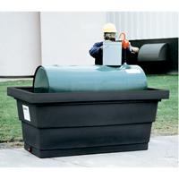 Poly-Tank&reg; Containment Unit 275 With Drain, 82.3" L x 45" W x 35.3" H, 275 US gal. Capacity OCP Construction Supplies