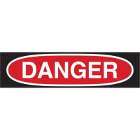 "Danger" Sign, 7" x 10", Polystyrene, English OCP Construction Supplies