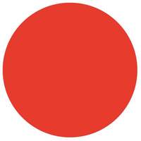 Round Write-On Labels, Circle, 3" L x 3" W, Red OCP Construction Supplies