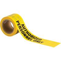 Barricade Tape, English, 3" W x 200' L, 3 mils, Black on Yellow OCP Construction Supplies