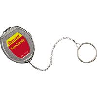 Key Caddy, Stainless Steel, 21" Cable, Belt Clip Attachment OCP Construction Supplies