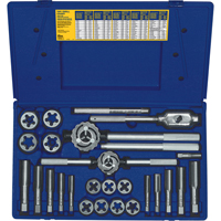 Jeu de tarauds et fili&egrave;res hexagonales fractionnaires Hanson, 25 Morceaux OCP Construction Supplies