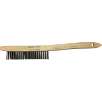Curved-Handle Scratch Brushes, Steel, 3 x 19 Wire Rows, 14" Long OCP Construction Supplies