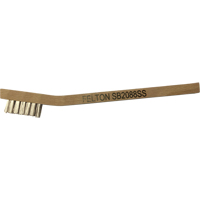 Small Cleaning Scratch Brushes, Stainless Steel, 3 x 7 Wire Rows, 7-3/4" Long OCP Construction Supplies