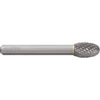 Fraise au carbure ovoide ALLSTEEL, SE-3, 3/8" dia., 1/4" Tige, 5/8" Prof. de la coupe OCP Construction Supplies