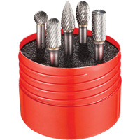 Double Cut Rotary Burr Set, 5 Pieces OCP Construction Supplies