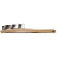Scratch Brush, Stainless Steel, 4 x 19 Wire Rows, 13-11/16" Long OCP Construction Supplies