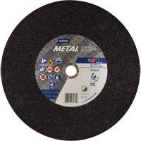 Metal A Chop Saw Cut-Off Wheel, 14" x 3/32", 1" Arbor, Type 01/41, Aluminum Oxide, 4365 RPM OCP Construction Supplies
