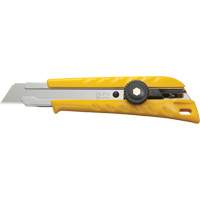 Ratchet Lock Utility Knife with Solid Blade, 18 mm, Stainless Steel Blade OCP Construction Supplies
