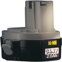 Bloc-piles de style nacelle, Ni-MH, 14,4 V, 2,6 A OCP Construction Supplies
