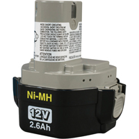 Bloc-piles de style nacelle, Ni-MH, 12 V, 2,6 A OCP Construction Supplies