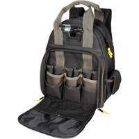 Techgear 53-Pocket Tool Backpack, 16" L x 13-1/4" W, Black, Polyester OCP Construction Supplies