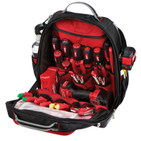 Ultimate Jobsite Backpack, 20" L x 17" W, Black, Ballistic OCP Construction Supplies