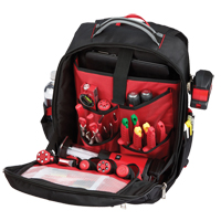 Low-Profile Backpack, 10" L x 12" W, Black, Ballistic OCP Construction Supplies