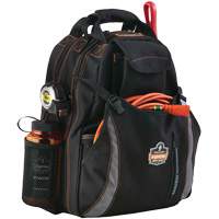 Arsenal&reg; 5843 Tool Backpack, 13-1/2" L x 8-1/2" W, Black, Polyester OCP Construction Supplies
