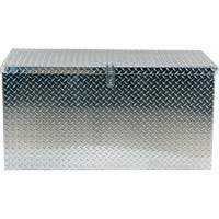 Boîte &agrave; outils portative en t&ocirc;le larm&eacute;e d'aluminium, 25-1/16" P x 49-1/4" la x 24" h, Argent OCP Construction Supplies